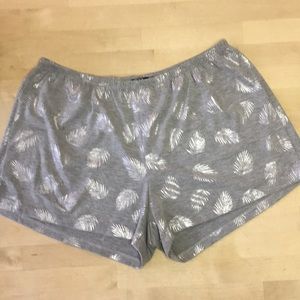 Tart intimates sleep shorts size S grey & silver {1031}
